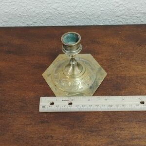 Vintage Brass Candle Holder